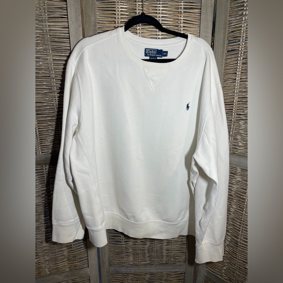 Ralph Lauren Other - VTG Ralph Lauren Men's White Crewneck Sweater - XXL